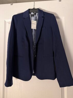 J. Crew Navy Tailored Blazer.